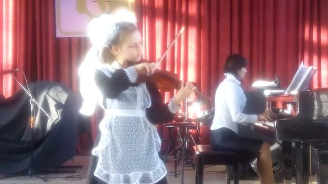 Заплатина Юля  - И.  С. Бах "Гавот" И.  Брамс "Колыбельная" смотреть онлайн