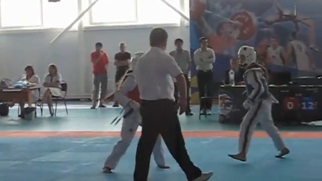 Первенство тхэквнодо ВТФ Волжский 2012 Ольга Варзар смотреть онлайн