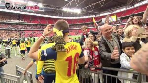 Arsenal's FA Cup Celebrations at Wembeley