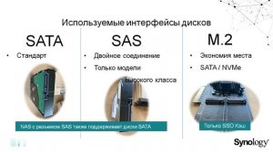 Какие диски выбрать для Synology NAS? Рассказываем про HDD, SSD, SAS, SATA