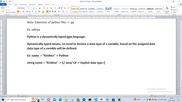 Python Setup & Basics
