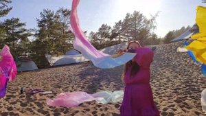 Практика потокового танца с Шёлковыми Веерами #танец