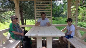 Отзыв по беседке "Фахверк". МАСТЕРСКАЯ БЕСЕДОК.