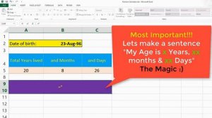 Excel Date Calculation From Current Date + Worksheet Download