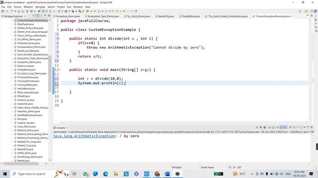 Throw Keyword in Java Exception Handling with Example | Need of Throw Keyword | Tutorial #53 смотреть онлайн