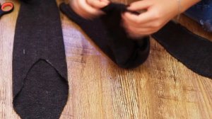 DIY: Новая жизнь для старого свитера часть #1: Домашние тапочки|Fosssaaa