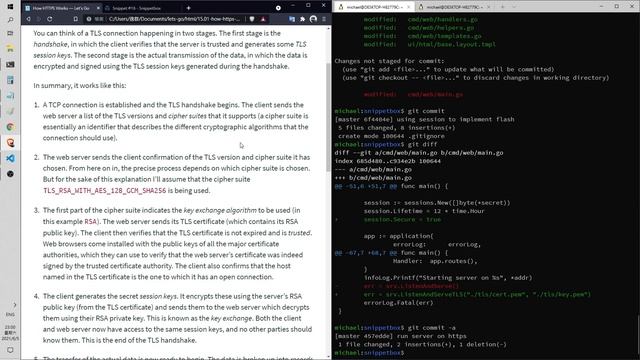 [Golang] Web server with "Let's Go" Chap 9/10