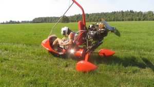 САМОДЕЛЬНЫЙ ДЕЛЬТАЛЁТ с двигателем СУБАРУ ЕА71