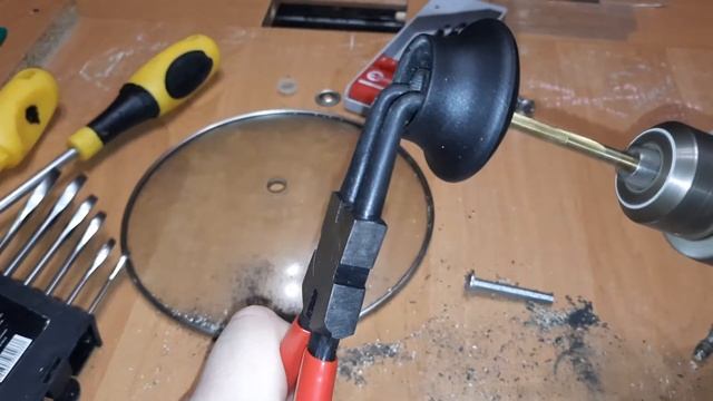 Делаю ручку для крышки от кастрюли
