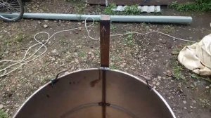 Изготовление ручной мини-тюковалки для сена из бочки своими руками. Воплощение  3Д наброска в жизнь