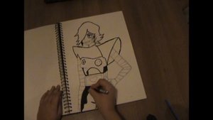 Видео урок #6 - Как рисовать Меттатона /Undertale/