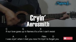 Aerosmith - Cryin' Guitar Chords Lyrics