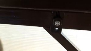 Откатные ворота из профильной трубы.