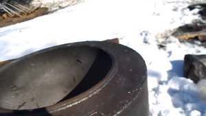 Мусоросжигательная печь - открытого горения