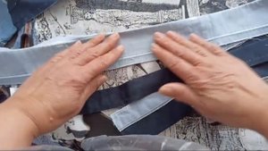 Небесное Кимоно, Примерка. Обработка Горловины