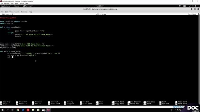 3  Getting password from MD5 hash #coding #ethicalhacking #study #codinglife