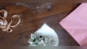 Как упаковать букет в крафт бумагу