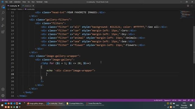 Filterable image gallery using HTML, CSS and Java script - Professional Web Design #1 смотреть онлайн