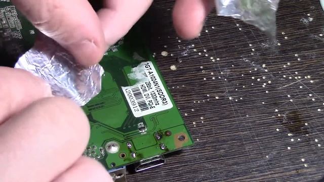 Замена разъёма HDMI на видеокарте GeForce 220GT // repair hdmi GeForce 220GT