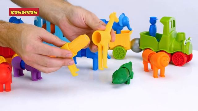 "Мой первый Сафари-зоопарк" и "Мой первый Поезд с животными" - магнитный конструктор SmartMax смотреть онлайн