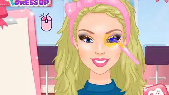 Барби. Макияж Барби. Принцесса Барби. Принцессы Дисней. Мультик для девочек смотреть онлайн