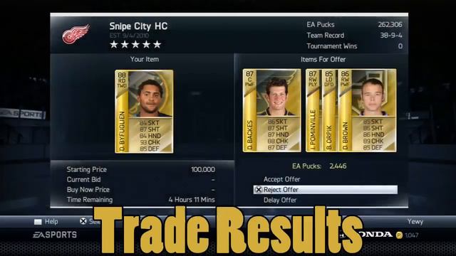 NHL 14 Hockey Ultimate Team Trade Day #6 (PS3) | Results смотреть онлайн