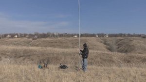 Походная мачта для КВ антенны