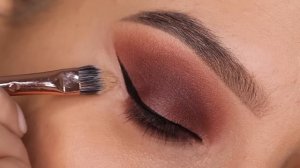 EASY Matte Brown Eye Look Tutorial | Using Affordable Makeup