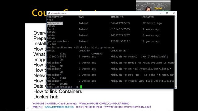 Lec 15 - Docker हिस्ट्री कमांड смотреть онлайн