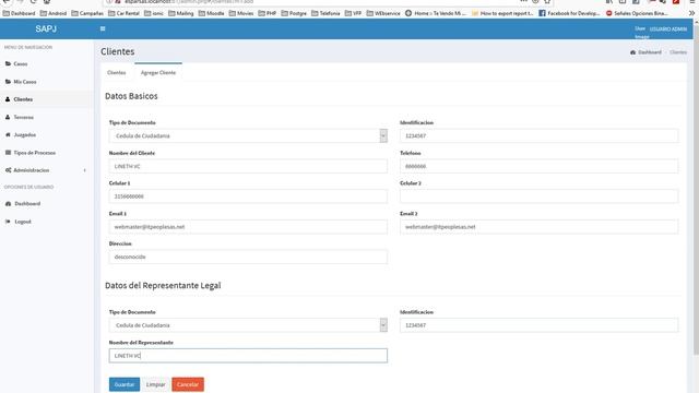 DESARROLLO DE SOFTWARE PARA LA GESTION PROCESOS JUDICIALES