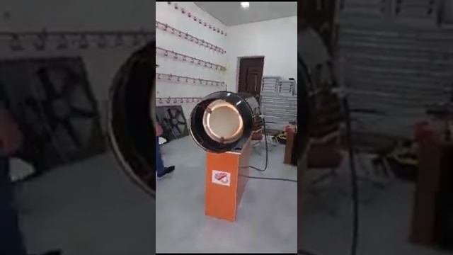 Мощный газовый обогреватель (теплогенератор, тепловентилятор, калорифер) на 50кВт, 100кВт