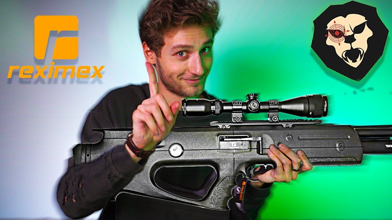 Пневматическая PCP винтовка Reximex Apex 5.5 мм (черный, пластик) смотреть онлайн