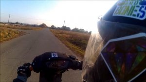 стант на скутере honda dio