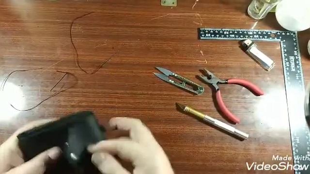 мини кошелек, натуральная кожа,ручная работа. смотреть онлайн