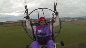 Испытание одноместного паратрайка