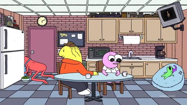 Smiling Friends But Its Only "The Creature On TV" смотреть онлайн