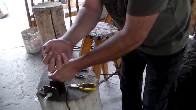 Изготовление витой пружины для рыбалки. Способ №2. 29.08.17г. смотреть онлайн