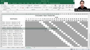 How to Revise Multiple Times Using Excel | Use of Excel in Studies | Unacademy CA Foundation