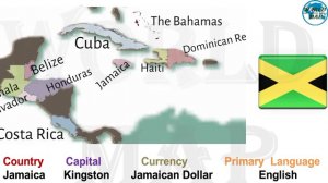 КАРТА МИР (Jamaica Capital, Currency)