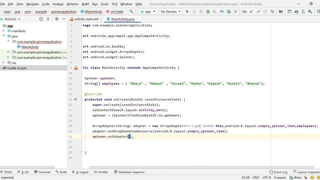 How to Implement Spinner in Android | Android Developers