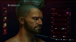 Cyberpunk 2077 - All Male Character Creator Options