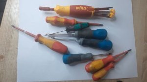 Отвертки электрика. Отзыв про Gross спустя 4 года, сравнение с Wiha и Wera.