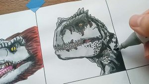 Drawing Jurassic World Dominion theme| New dinosaurus!