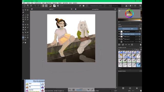 ※Chara & Azriel //Undertale//SpeedPaint ※ смотреть онлайн