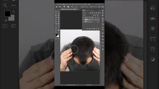 How to remove hair fall gap in photoshop 2023 | Fill Hair & Eyebrows in Photoshop смотреть онлайн