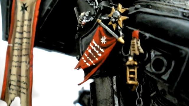 WARHOUND TITAN - Black Templar - 40k Green Stuff Conversion Retri смотреть онлайн