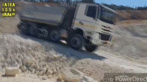 TATRA přepravuje 310 tun vážící těžební mašinu LIEBHERR / TATRY v Izraeli!