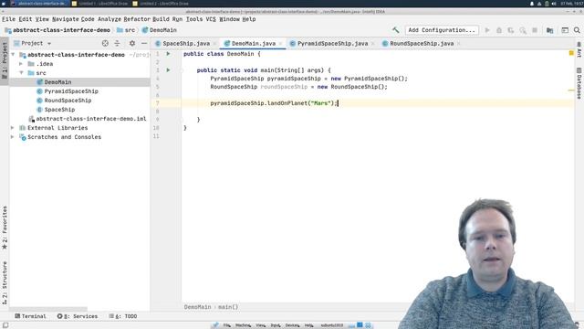 Java Abstract Class Example смотреть онлайн