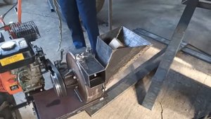 Веткоизмельчитель для подключения к мотоблоку (тестовый образец без краски)