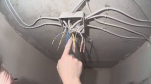 Монтаж распаячной коробки